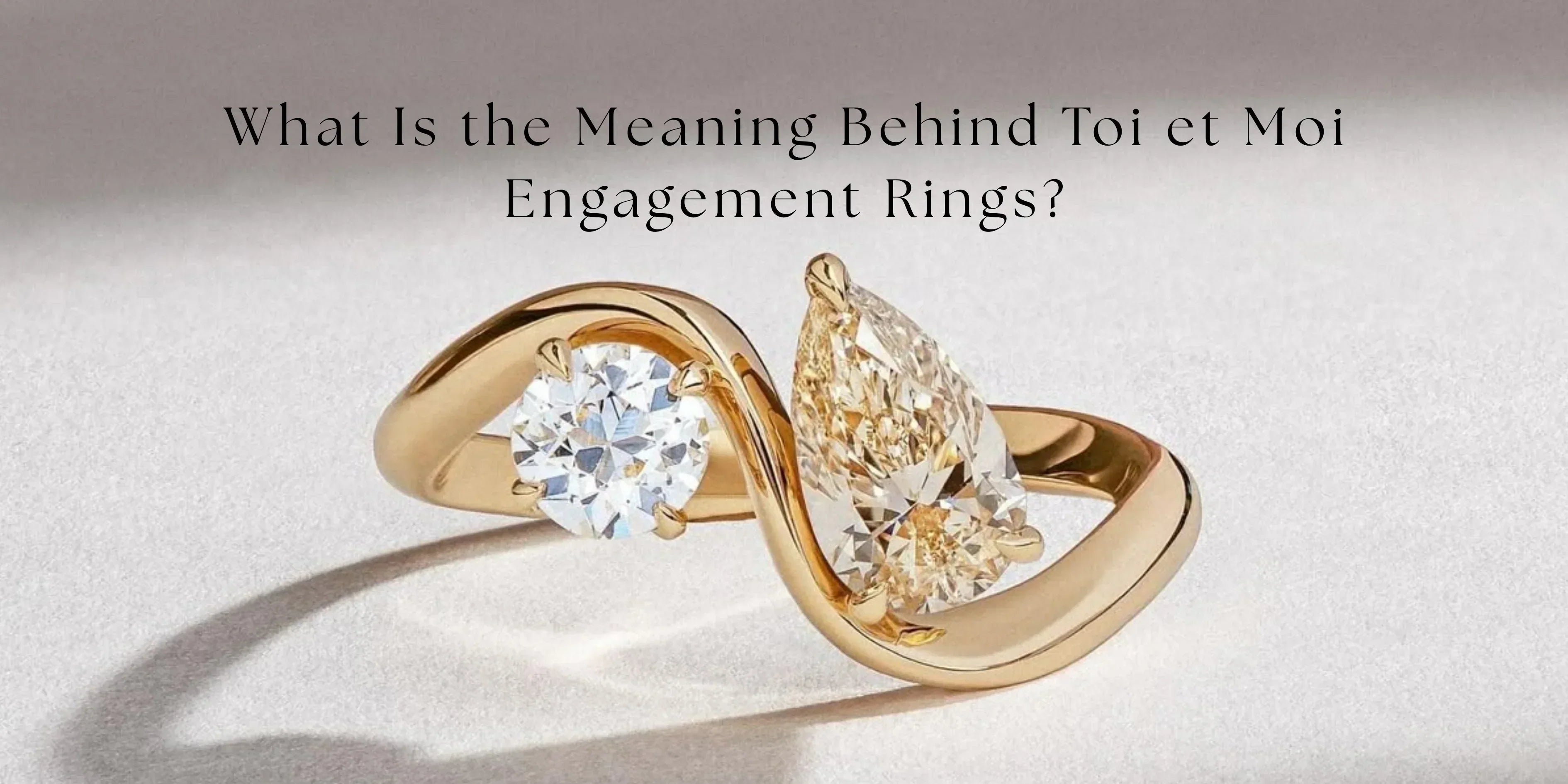 Toi et Moi Engagement Rings