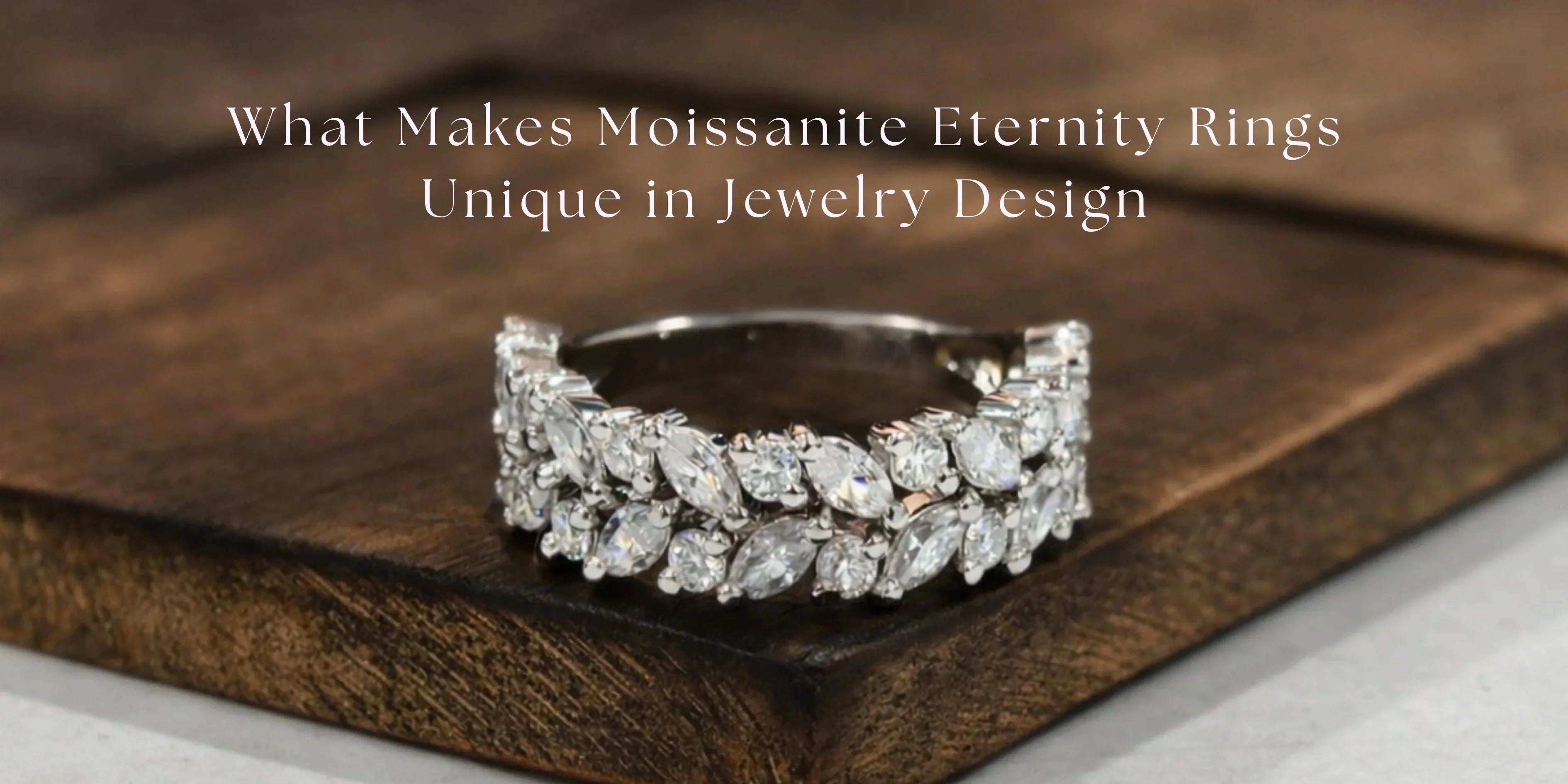 Moissanite Eternity Rings