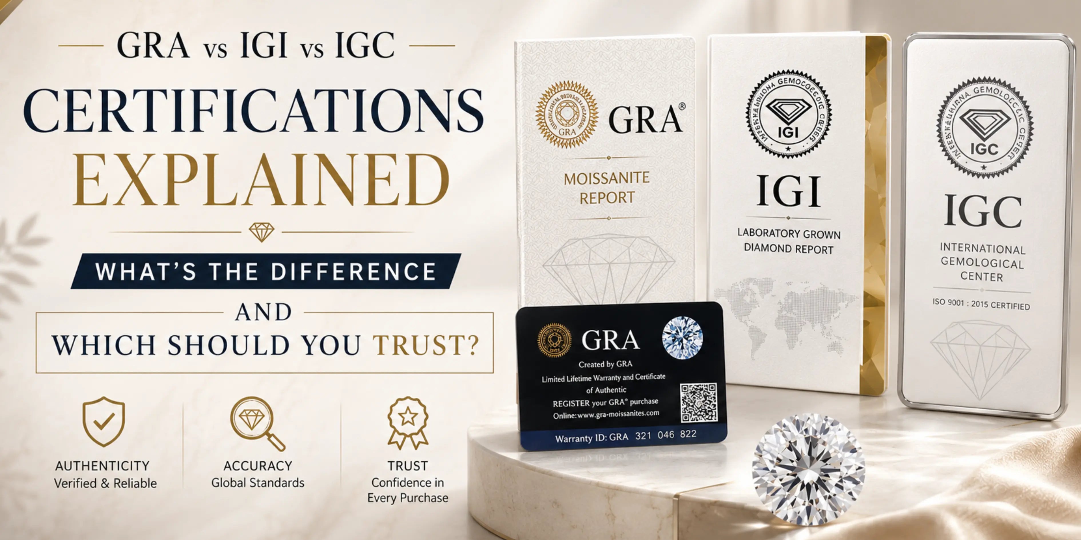 GRA vs IGI vs IGC Certifications: What's the Difference and Which Should You Trust?