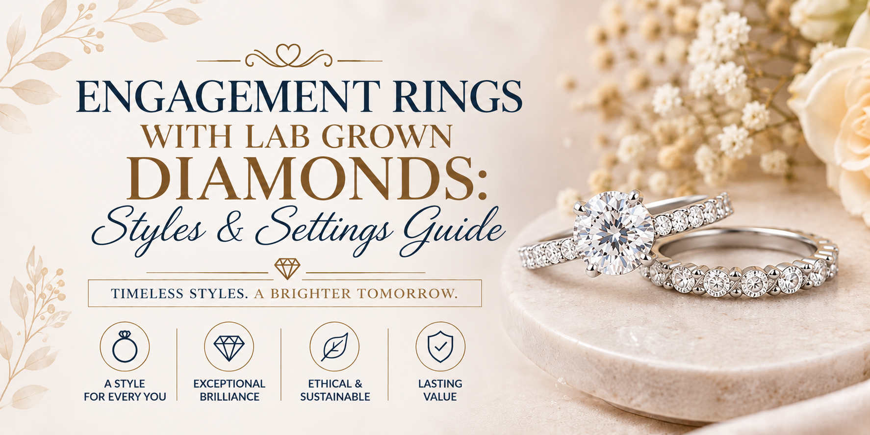 Engagement Rings with Lab Grown Diamonds