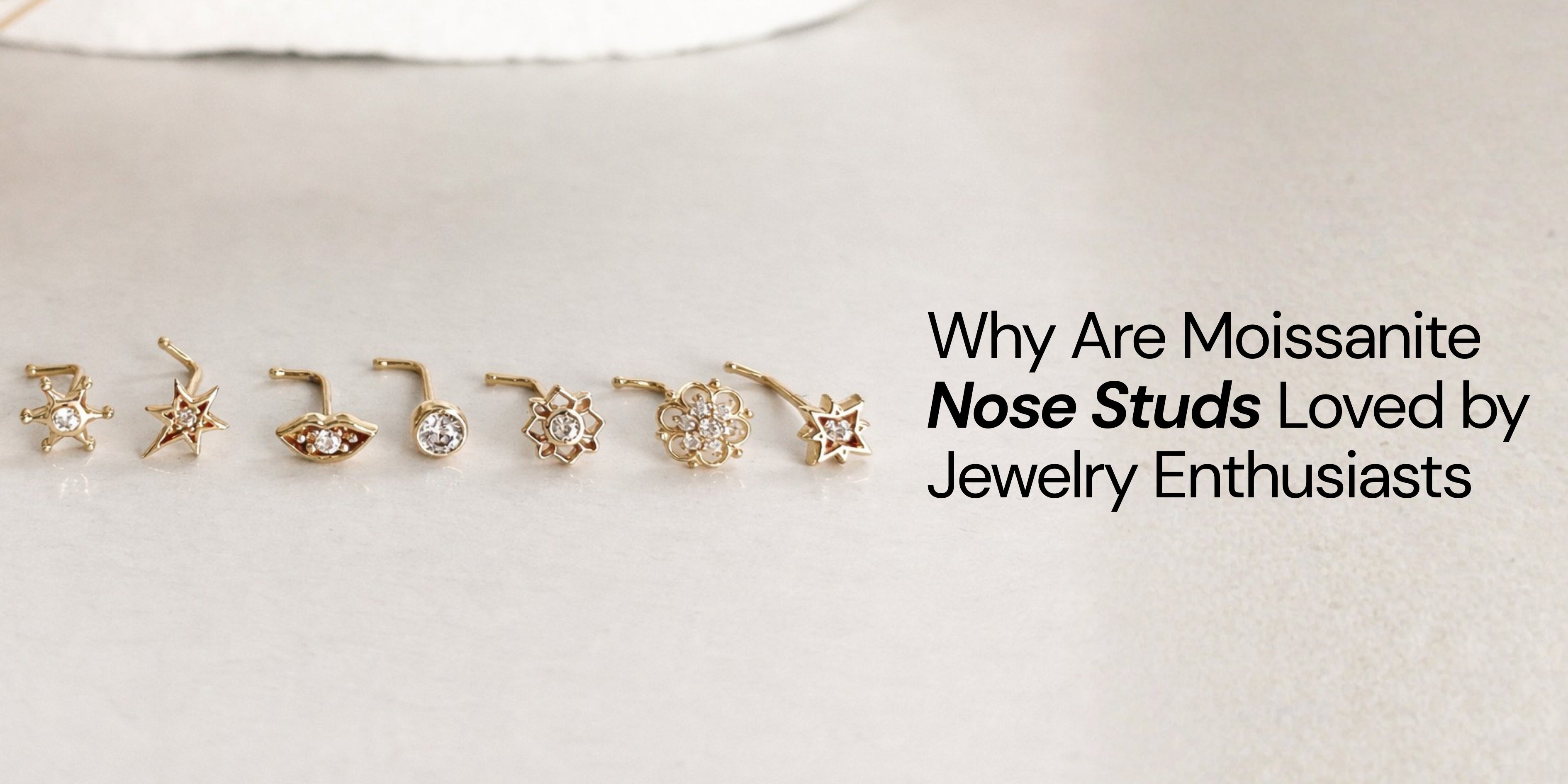 Moissanite Nose Studs