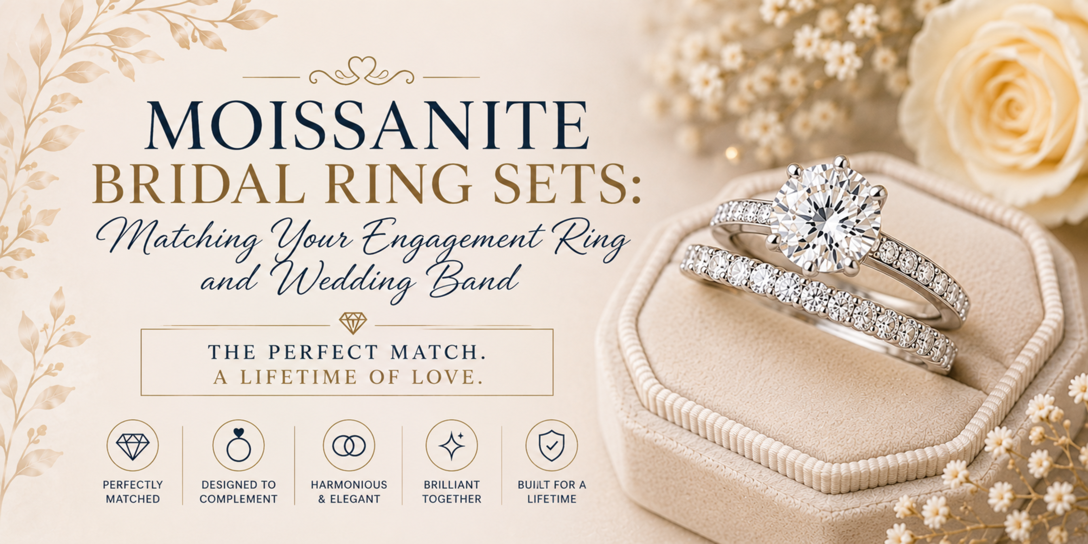 Moissanite Bridal Ring Sets