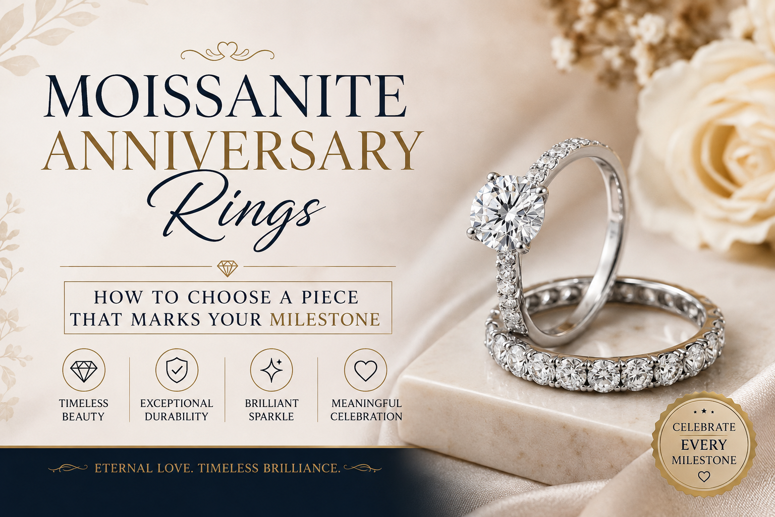 Moissanite Anniversary Rings: How to Choose a Piece That Marks Your Milestone