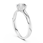 Classic Round Brilliant Tapered Solitaire Engagement Ring