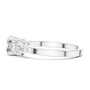 Three-Stone Cushion and Tapered Baguette Trilogy Engagement Ring