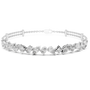 Mix Shape Moissanite Diamond 925 Sterling Silver Classic Bracelet
