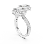 The Double Emerald-Cut Toi et Moi Pavé Halo Bypass Ring