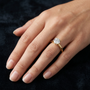 1.50 TCW Classic Round Lab Grown Four-prong Solitaire White Gold Engagement Ring