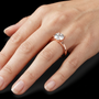 2.5 TCW Round Brilliant Cut Lab Grown Diamond Classic and Elegant Solitaire Engagement Ring