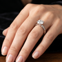 2.5 TCW Round Brilliant Cut Lab Grown Diamond Classic and Elegant Solitaire Engagement Ring