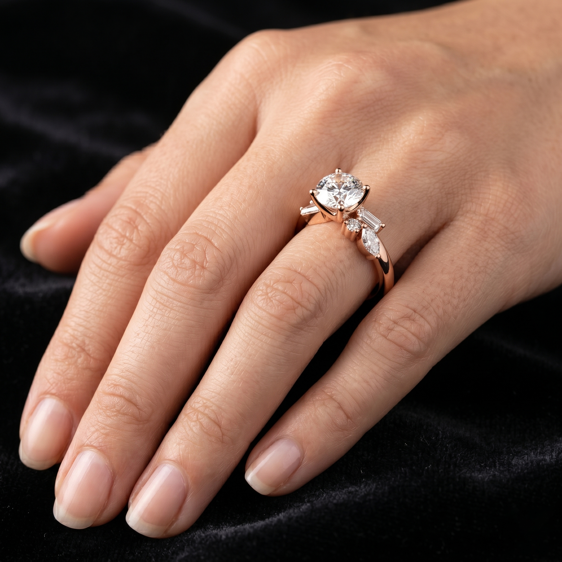 2.78 TCW Brilliant Round Cut Moissanite Diamond 18kt Solid Gold Classic Style Ring