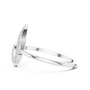 Minimalist Dainty Nature-Inspired Petaline Leaf Design Art Deco Ring in 925 Sterling Silver