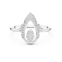 Minimalist Dainty Nature-Inspired Petaline Leaf Design Art Deco Ring in 925 Sterling Silver