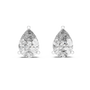 3.5 CT Pear Solitaire Moissanite 925 Sterling Silver Everyday Stud Earrings