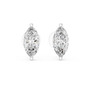 1.5 CT Marquise Solitaire Moissanite 925 Sterling Silver Everyday Stud Earrings