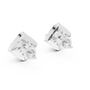 2.5 CT Round Cut 925 Sterling Silver Solitaire Moissanite Dailywear Stud Earrings