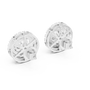 2.5 CT Round Cut 925 Sterling Silver Solitaire Moissanite Everywear Stud Earrings