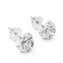 1.0 CT Round Cut 925 Sterling Silver Solitaire Moissanite Everywear Stud Earrings