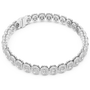 Radiant Collect Setting and Round Prong Setting Moissanite Sterling Silver Bracelet
