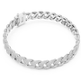 Round Cut 925 Sterling Silver Pave Setting Moissanite Bracelet