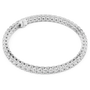 Collect Setting Round Cut Moissanite 925 Sterling Silver Bracelet