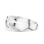 Sophisticated Men's Angular Interlocking Diamond Band – Sterling Silver Wedding Ring
