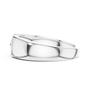 Hermès Olympe Inspired Round Moissanite Men's Ring in Sterling Silver