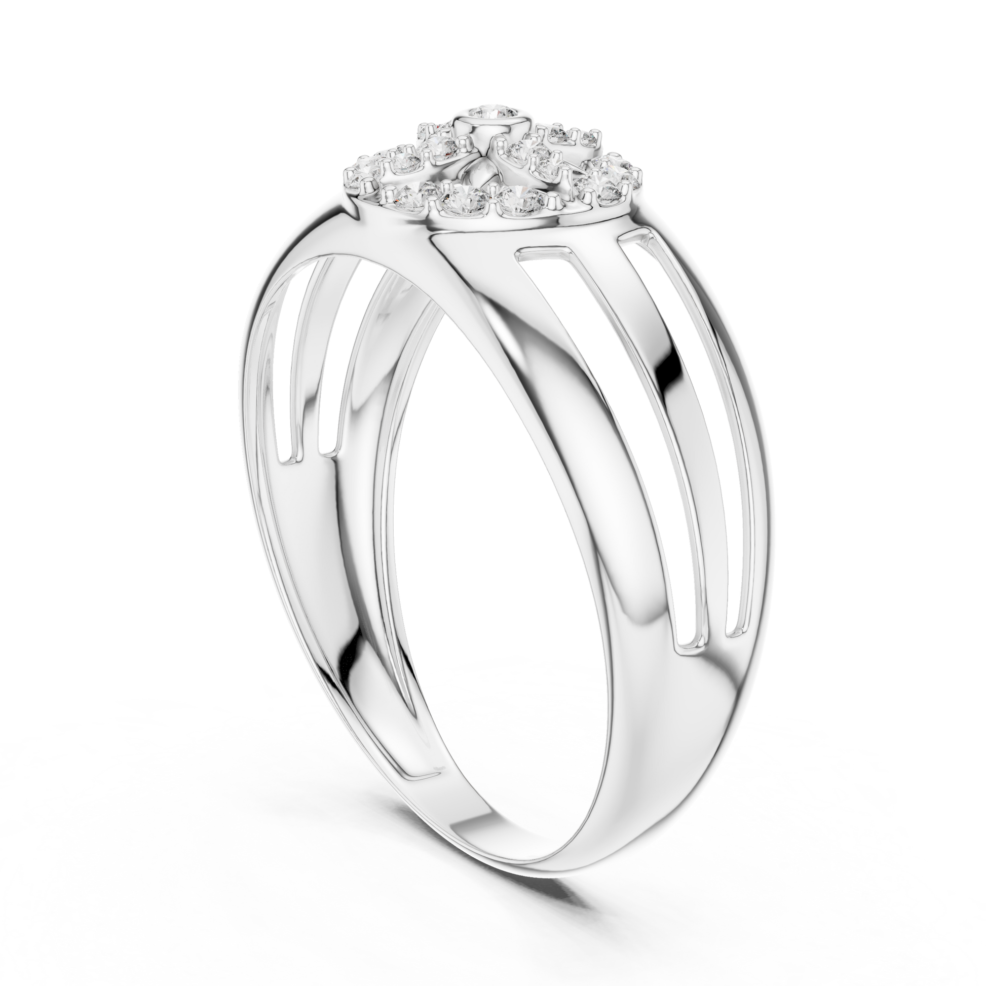 Sterling Silver Celestial Starburst Signet Ring – Classic Men’s Heirloom Band