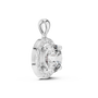 2.80 CT Round Cut Moissanite Prong Setting 925 Sterling Silver Diamond Pendant Necklace For Women