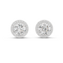 5 CT Round Cut 925 Sterling Silver Solitaire Moissanite Dailywear Stud Earrings