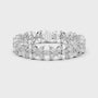 Marquise & Round Shape Floral Moissanite Daimond 925 Sterling Silver Bracelet