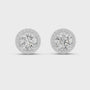 5 CT Round Cut 925 Sterling Silver Solitaire Moissanite Dailywear Stud Earrings