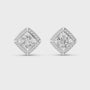 2.5 CT Round Cut 925 Sterling Silver Solitaire Moissanite Dailywear Stud Earrings