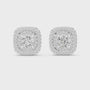 Sterling Silver 2.5 CT Round Cut Solitaire Moissanite Everyday Stud Earrings